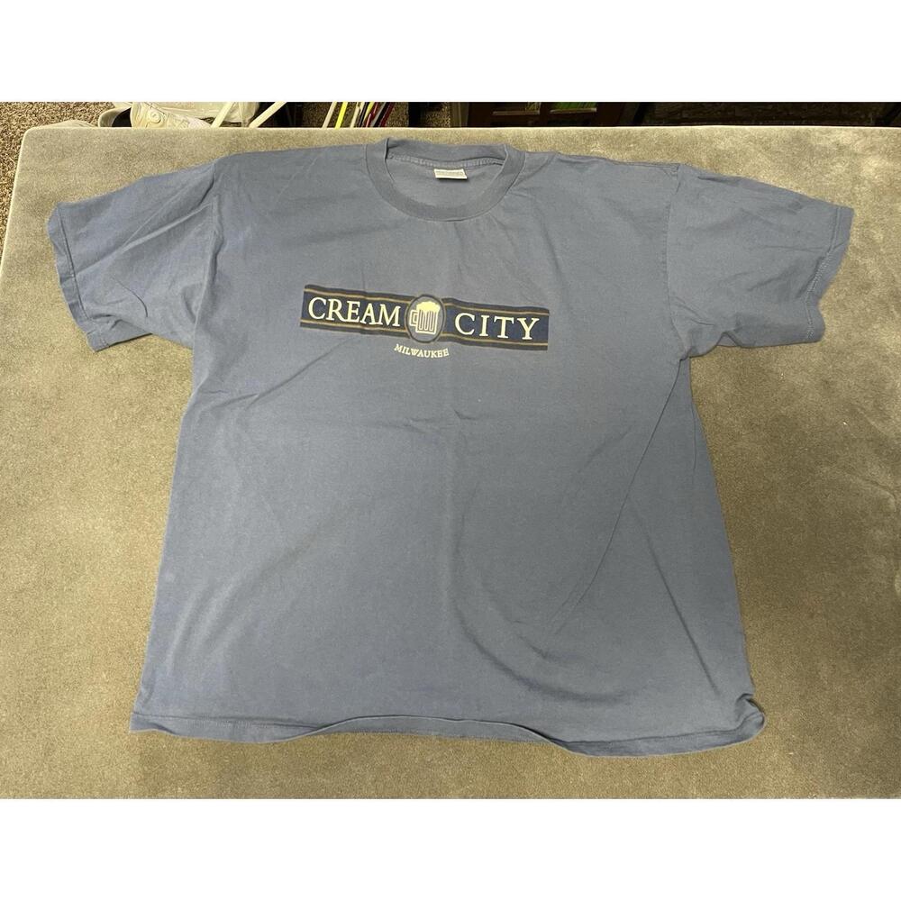 Cream City Milwaukee Wisconsin T Shirt Size Xxl Brewers Bucks